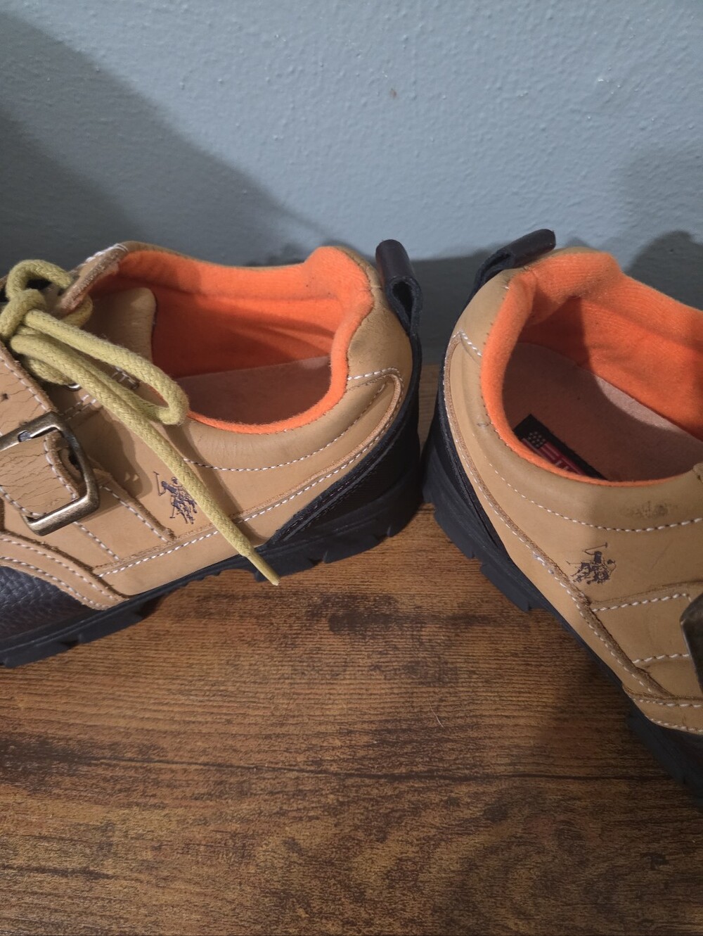 U.s. Polo Association Lace-up Tan Low-Cut Boots.  7